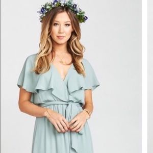 Show me your MuMu seafoam green dress